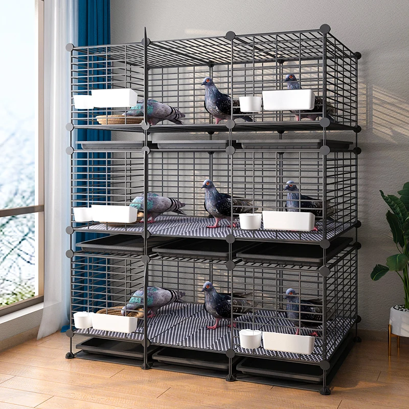 Pigeon cage New type of household Nest Bird Barbed wire nest Large white pigeon Paired breeding