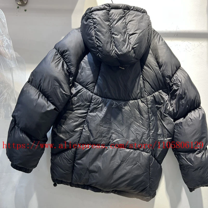 Real Photos MERTRA Cotton-padded Coat Embroidery Logo Zipper Hooded Jacket Men Women High Quality Winter Keep Warm Parker Coat