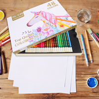 120 Color Pencils Set Water Soluble Drawing Sketching Supplies 48 Oily Colors Kids Artists Painting Tools Art Teaching Aids