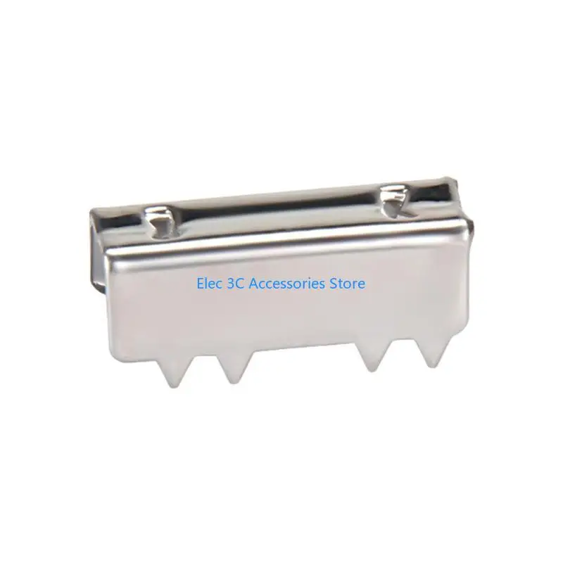 Y51A 10Pcs Metal Fixing Clips GT2 Timing Belt Accessory Open Timing Rubber Belt Clamps 3D Printer Part for 6mm Width Belts