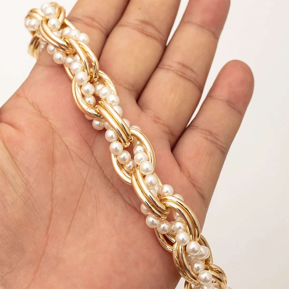 Detachable Bag Hand Chain With Buckle Metal Handbag Strap Mobile Phone Case Chain Phone Lanyard Decoration Chain ABS DIY