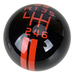 6 Speed Car Manual Gear Shift Knob Shifter Round Ball Fit for Ford Mustang Shelby GT 500 Cobra MT New