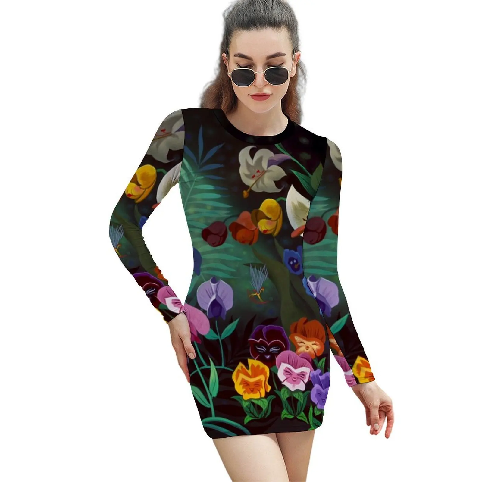 

alice Long-Sleeved Sheath Dress Evening dresses woman dress birthday dress for women luxury 2024