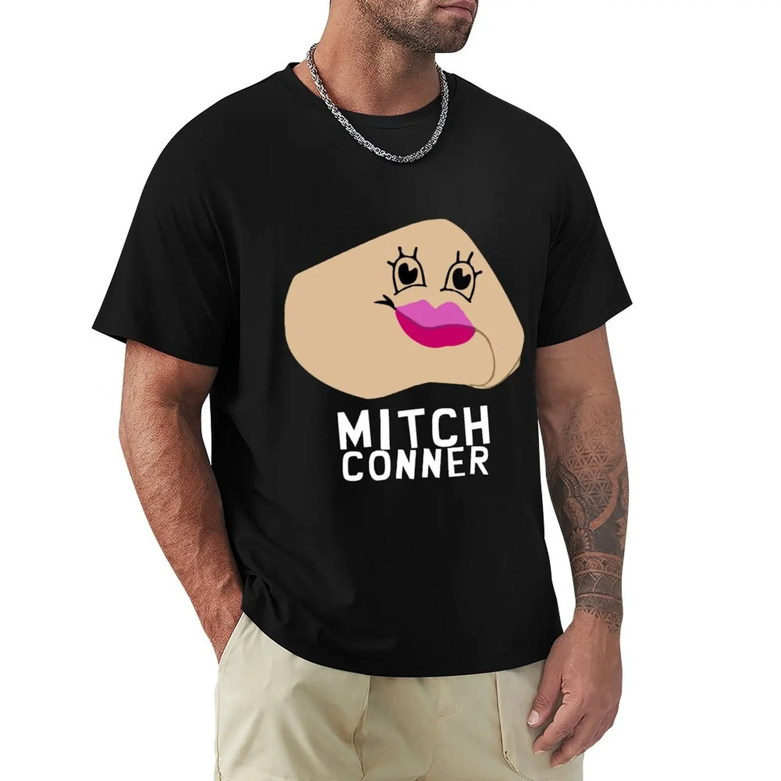 Mitch Conner T-Shirt Basic Tee Shirt for Everyday Outfit