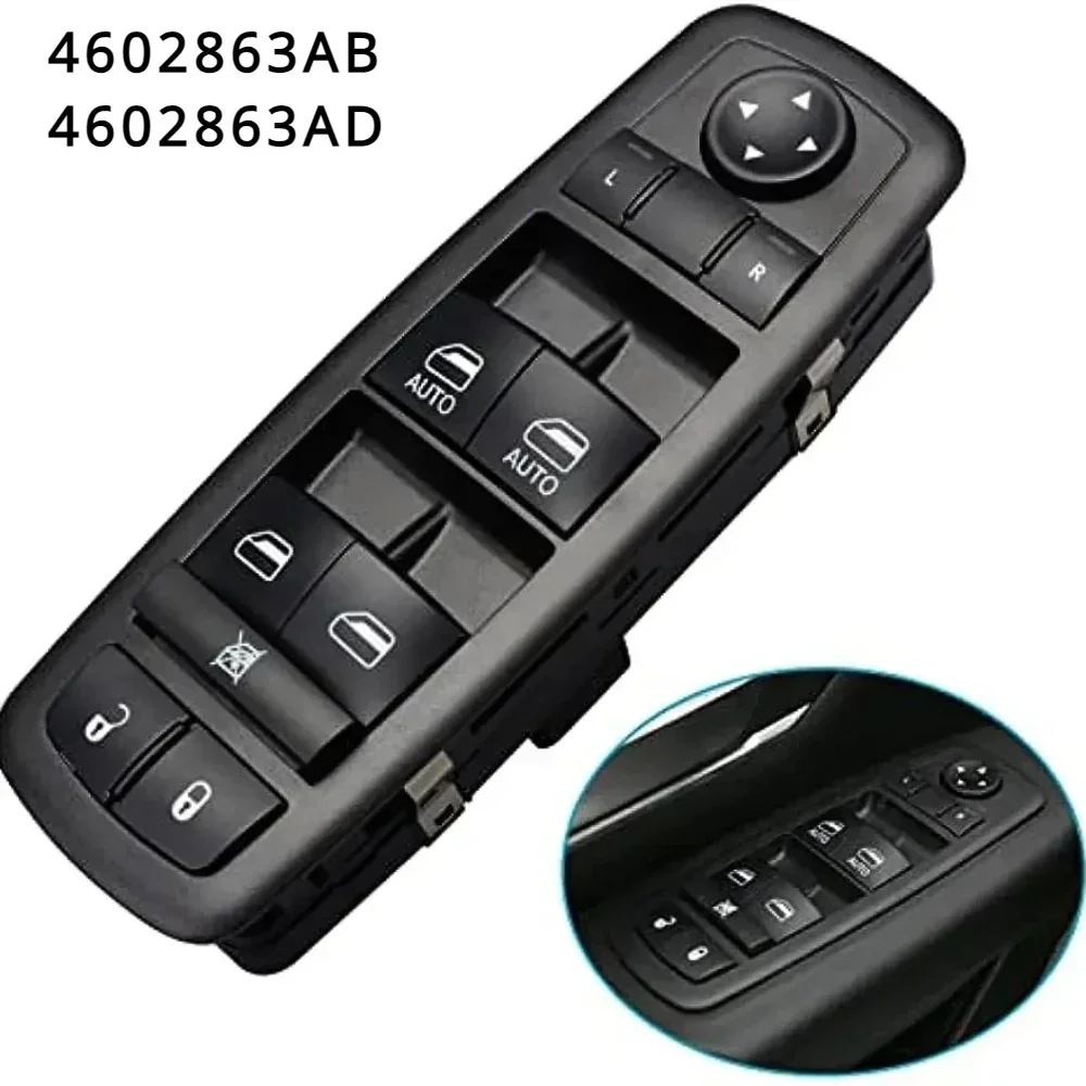 

4602863AB 4602863AD Power Master Window Switch Control Console Button for Dodge Ram 1500 2500 3500 Truck 2009 2010 2011 2012