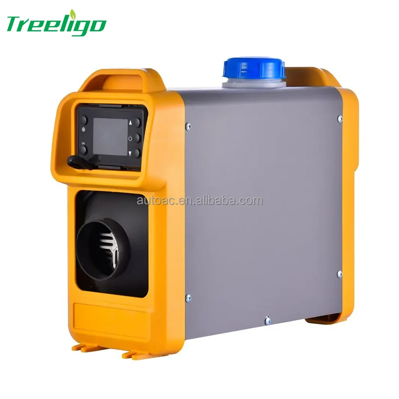 12V Diesel Air Heater Muffler 8KW Diesel Heater With LCD Thermostat Monitor & Remote Control For Car Trucks
