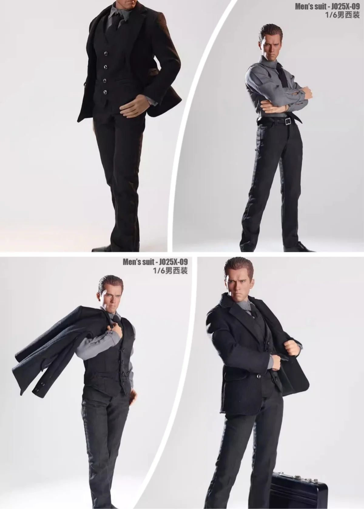 

【Без фигурки】В наличии JO25X-09, масштаб 1/6, мужской солдатский костюм, аксессуары, домашний костюм, подходит для 12-дюймовых (30 см) фигурок, модели игрушек