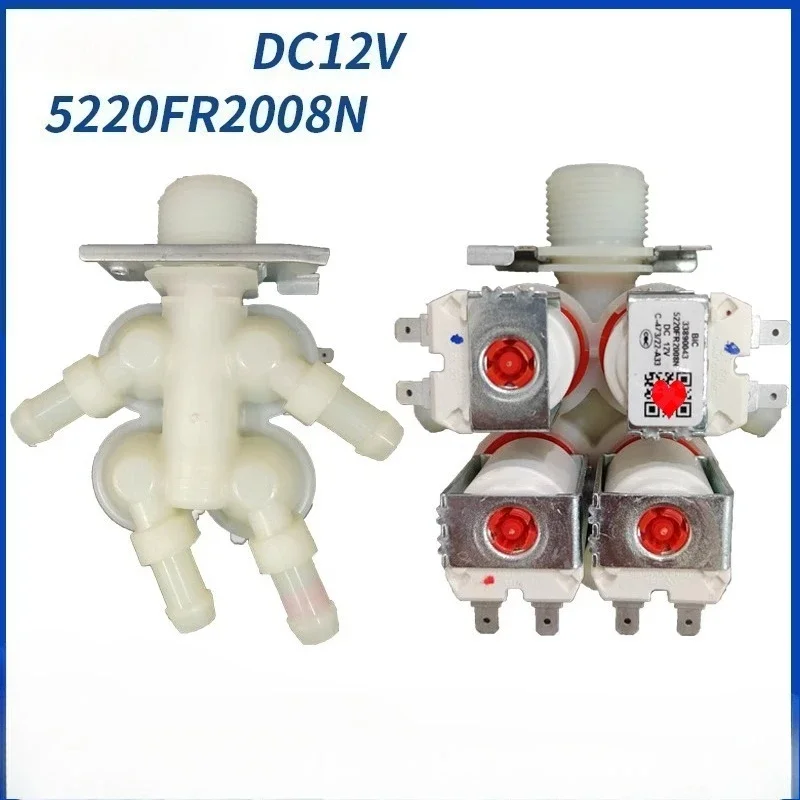 1 pièce adaptée à la machine à laver LG AJU75412402/13 DC une entrée quatre vanne d'entrée 5521ER1002M électrovanne DC12V