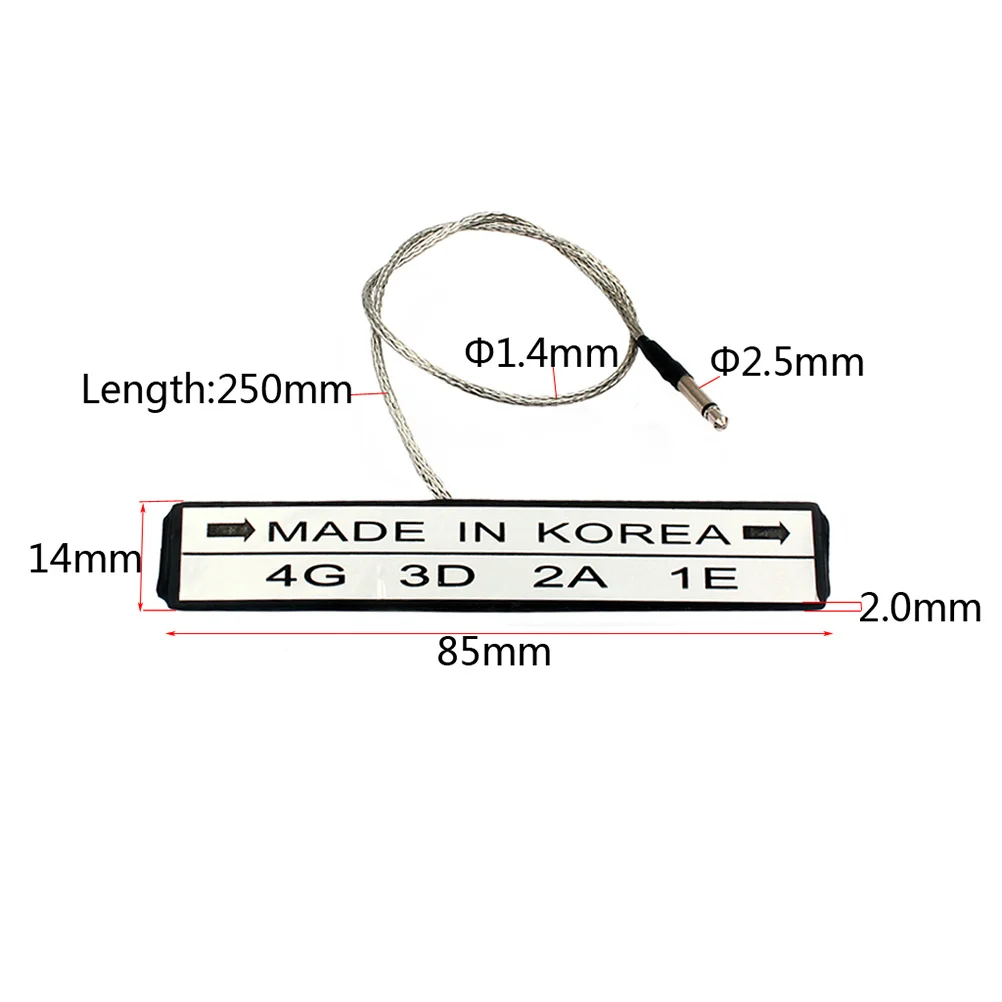 

Cello Piezo Pickup 250Mm .5Mm Plug High Sensitivity Pickup Stick Replacement For Electric Cello Musical Instrument Parts