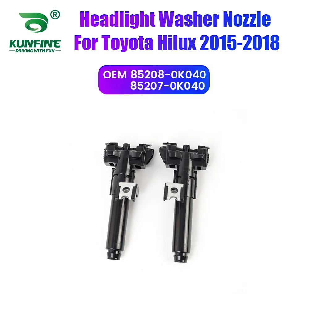 

Автомобильная фара, передний бампер, омыватель, распылительная насадка, крышка насоса для фар для Toyota Hilux 2015-2018 85208-0K040 85207-0K040