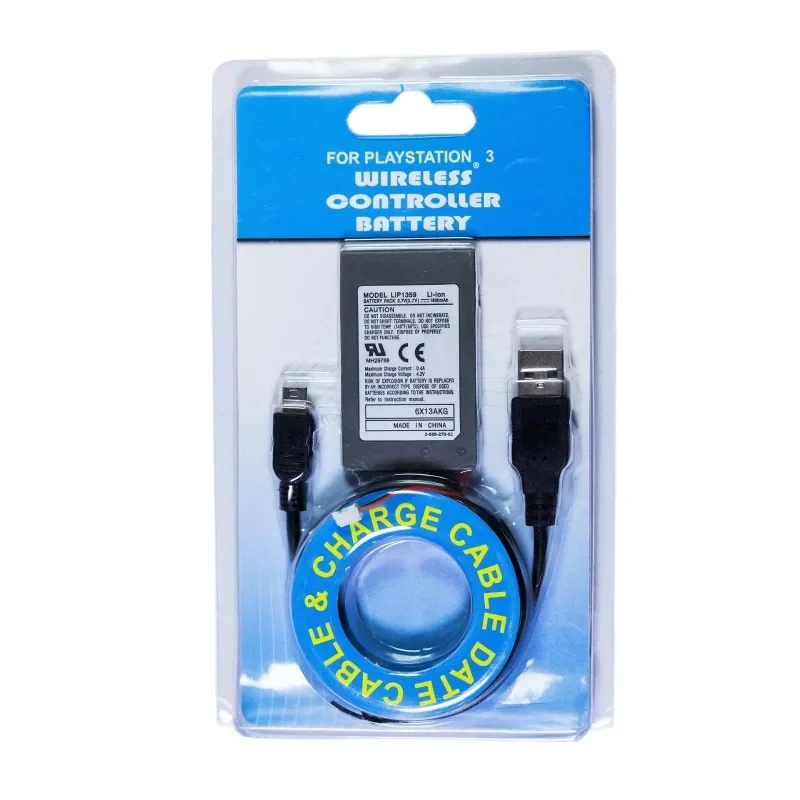 3.7 فولت LIP1359 استبدال البطارية 1800 مللي أمبير بطارية غمبد قابلة للشحن لبطارية وحدة التحكم اللاسلكية PS3 مع كابل USB #5