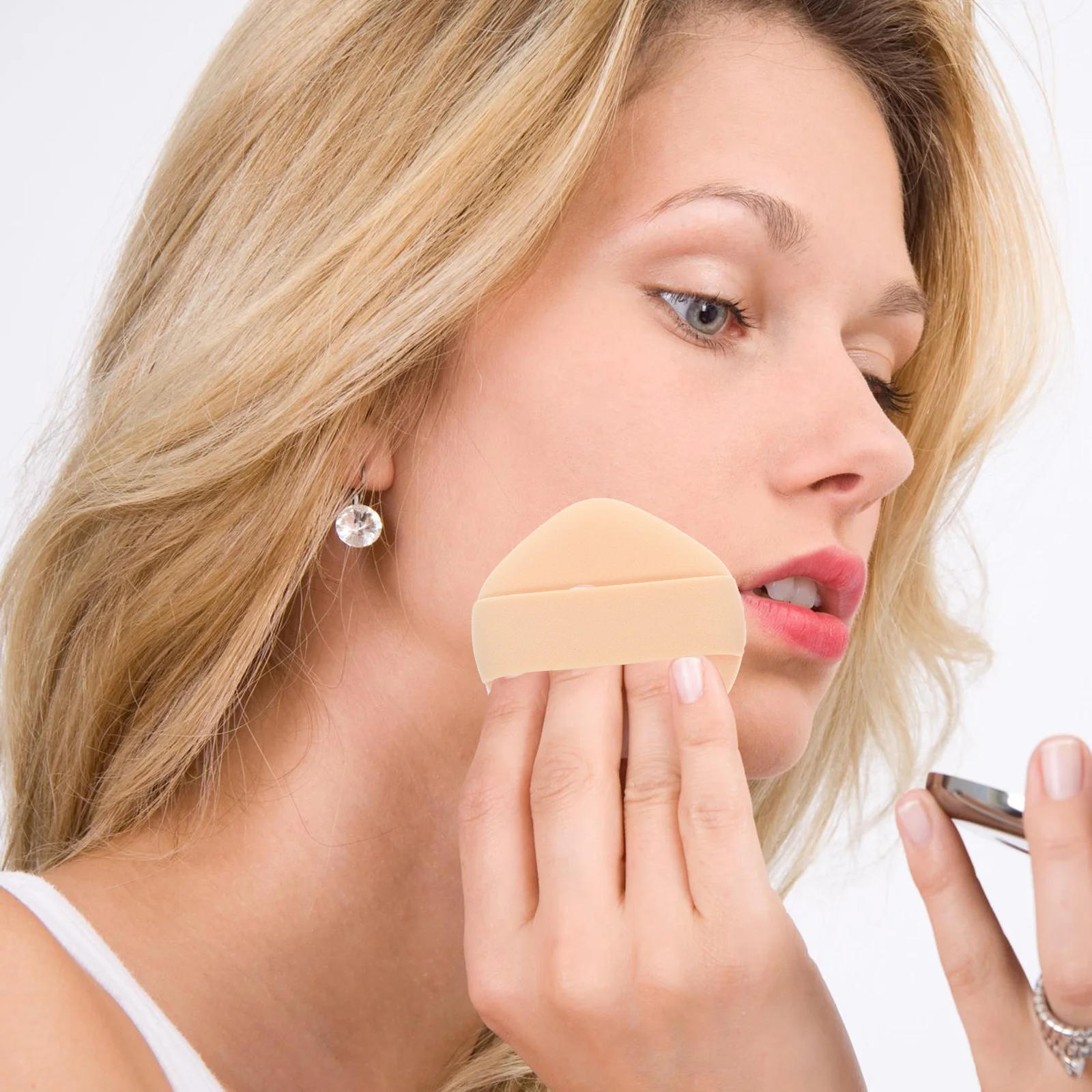 

4Pcs Makeup Puff Powder Round Makeup Sponges for Foundation Cream Blending Beauty Sponge Applicator for Face