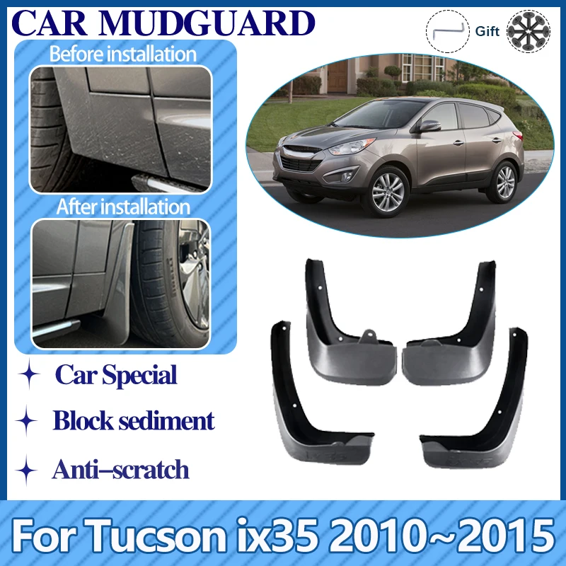 

Mudflaps For Hyundai Tucson ix35 LM 2010 2011 2012 2013 2014 2015 Fender Mudguards Mud Flaps Guards Anti-splash Car Accessories