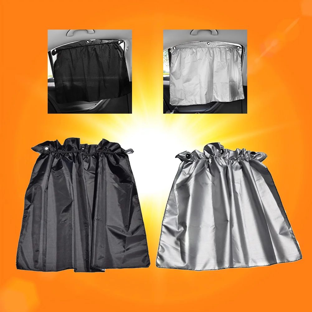 

2pcs Car Window Sun Shade Auto Suction Cup Uv Protection Heat Insulation For Kids Privacy Shield Car Sun Shade Auto Sunshades