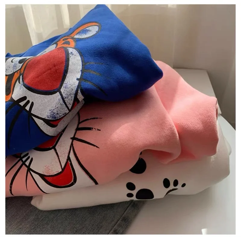 

Slim Fit round Neck Sweatshirt Casual Hoodie Thin Autumn Winter Cotton Polyester Blend Comfortable Korean Style Streetwear