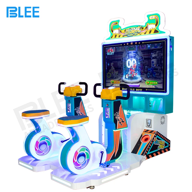 Wholesale Arcade Coin Operated Speed Bicycle Cycling Games Kids Video Bicycle Racing Game Machine