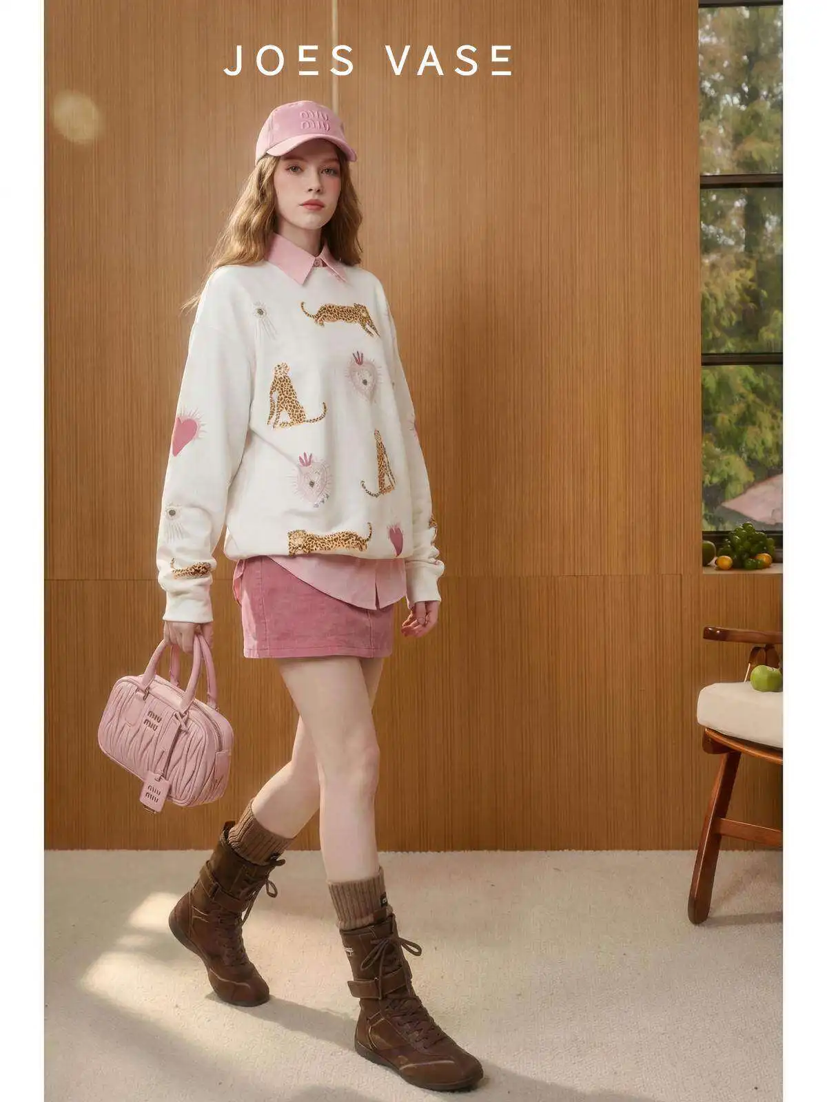 

White Printed Long Sleeve round Neck T-Shirt Women's Loose Fit Casual Style Fashionable Secret Message Design Autumn New Arrival