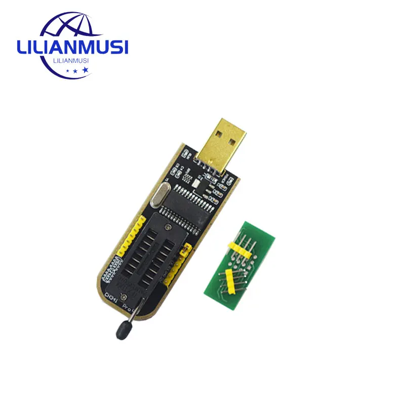 Original CH341A 24 25 Series EEPROM Flash BIOS USB Programmer Module + SOIC8 SOP8 Test Clip For EEPROM 93CXX / 25CXX / 24CXX