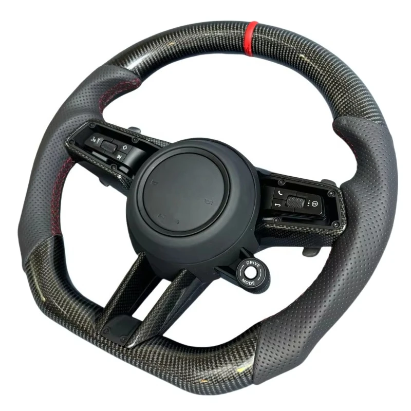 

Reli Suitable for Porsche Cayenne Panamera Steering Wheel Panamera Macan 911 718 Modified Carbon Fiber