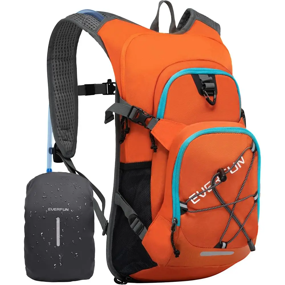

18L Hydration Backpack with 2L/3L Bladder for Hiking, Biking, and Running - Lightweight Insulated Daypack for Men and Women