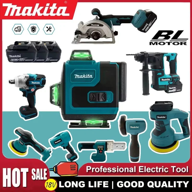

Оптовая продажа инструментов Makita: беспроводной термофен, ручной тепловой пистолет, электрическая сабельная пила, портативная пила, электроинструменты