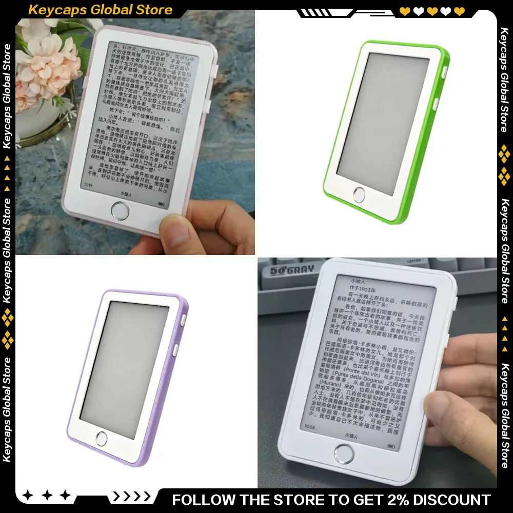 For XTEINK X4PRO E-ink Screen Protective Case 3D Print All Inclusive Case Multi-color Handmade Portable Protective Shell