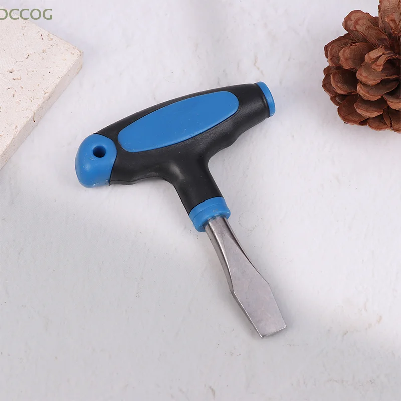 Flat Head Screwdriver With T-Handle Grip For Quick Release Plate Camera Screwdriver Tools