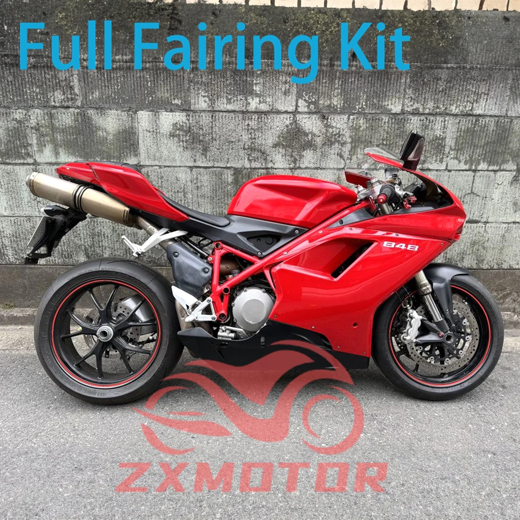 848 07 08 09 10 11 Fairings Motor for DUCATI 1098 1198 2007 2008 2009 2010 2011 Motorcycle Plastic Cover Fairing Body Kit Set