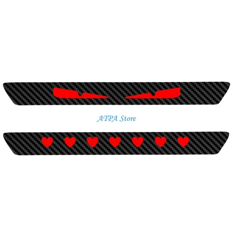 

U13C Precisions Cut Rear Lamp Decal Carbon FiberSun Adhesion Car Decal Upgrades Brake Light Sticker