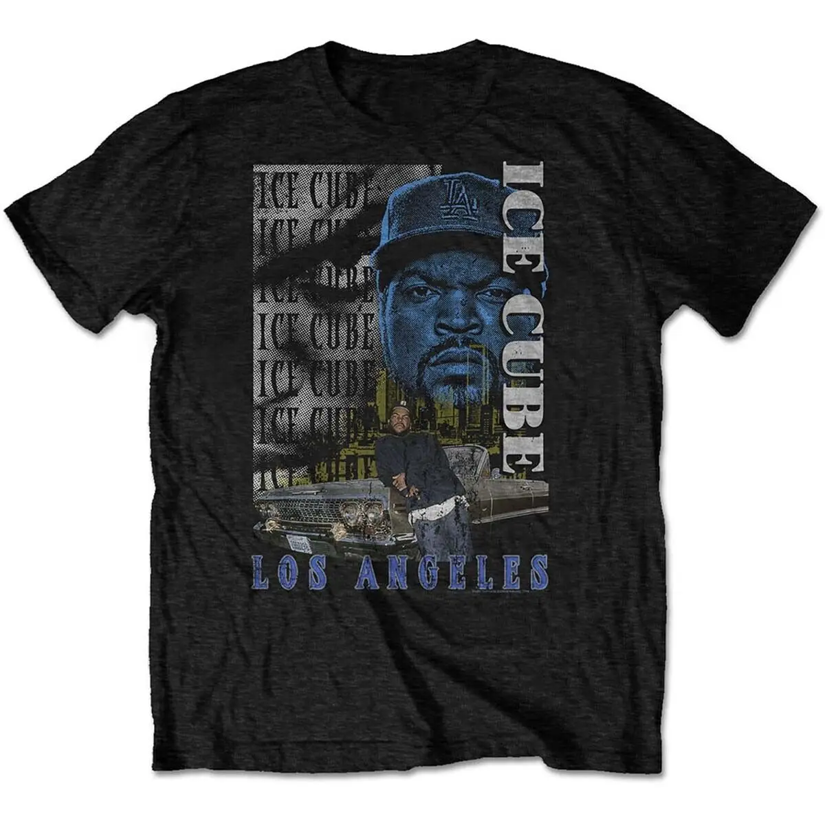 Ice Cube Los Angeles California Nwa N W A Official T Shirt Mens