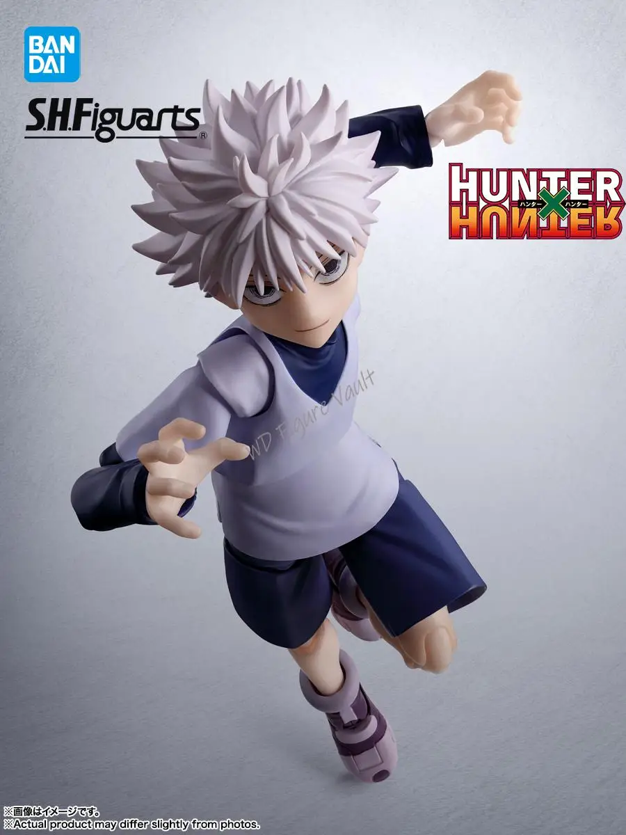 

В наличии Bandai HUNTER HUNTER S.H.Figuarts Killua Zoldyck Фигурка Высокодельная Коллекционная модель игрушки в подарок