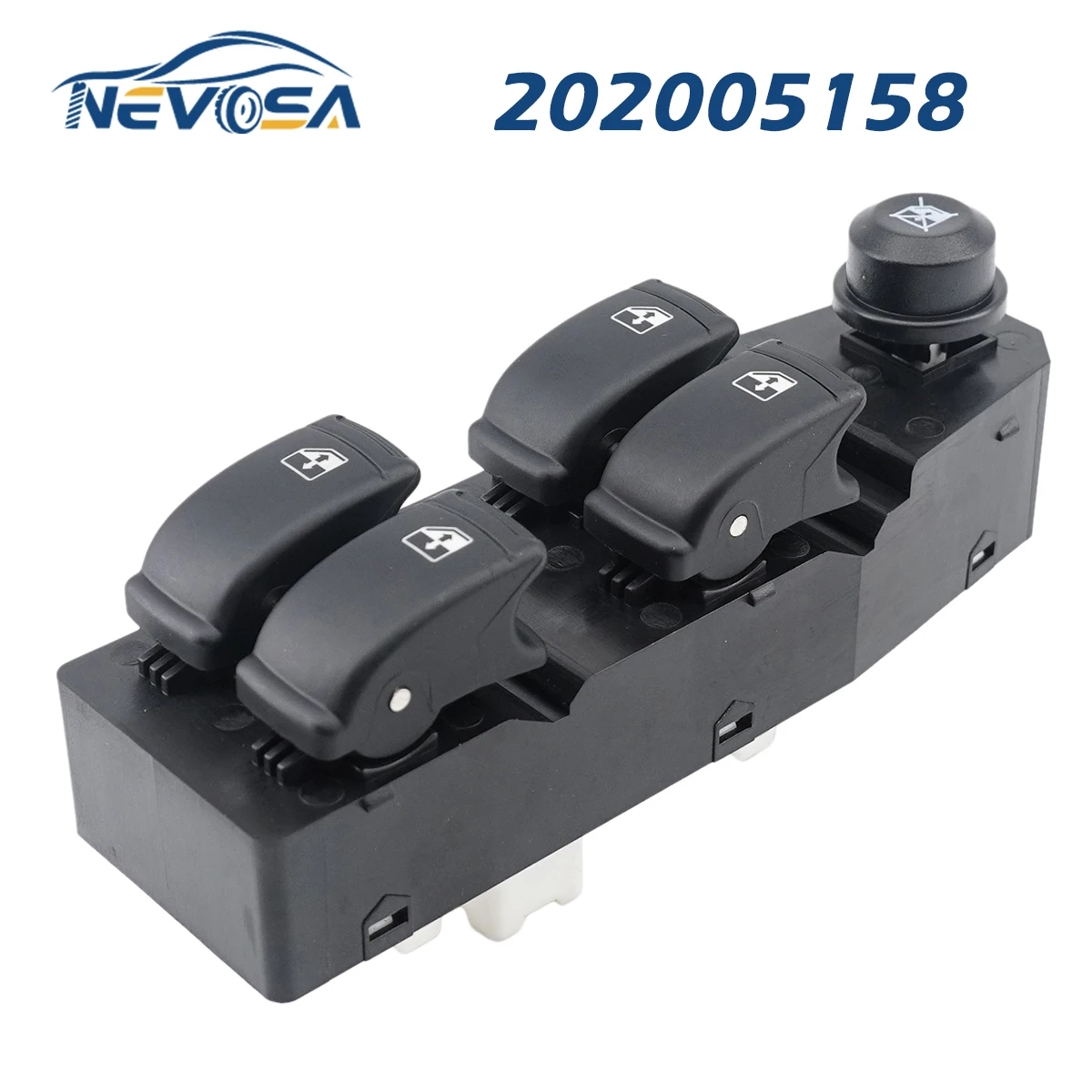 NEVOSA 202005158 For Chevrolet Aveo Sedan Hatchback Pontiac G3 Wave 2007 2008-2011 Front Left Driver Window Lifter Switch Button