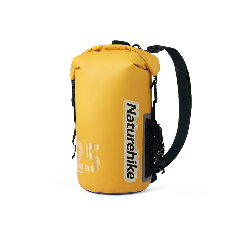 Naturehike IPX6 Backpack Waterproof Bag Outdoor Water Sports Rolled-up Opening Double Shoulder PVC Storage Bag CNK2300BS017