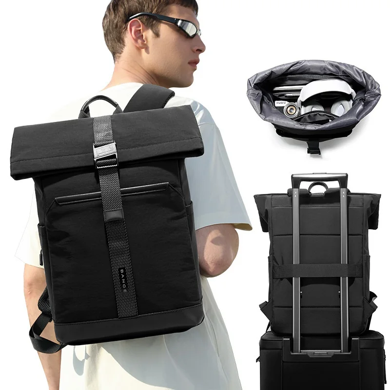 กระเป๋าเป้สะพายหลังผู้ชาย แบงเก้ ทำจากไนลอน ใส่แล็ปท็อปได้ แฟชั่นสำหรับผู้ชาย กระเป๋าเดินทางผู้ชาย กระเป๋าเป้กีฬา