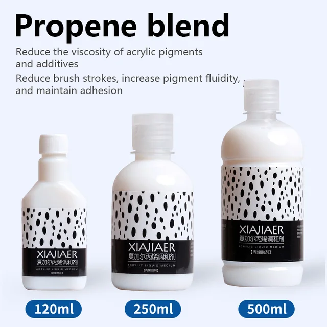 Chagall pigment akrylowy specjalna mieszanka akrylowa 120ml/250ml/500ml pigment akrylowy biała średnia mieszanka