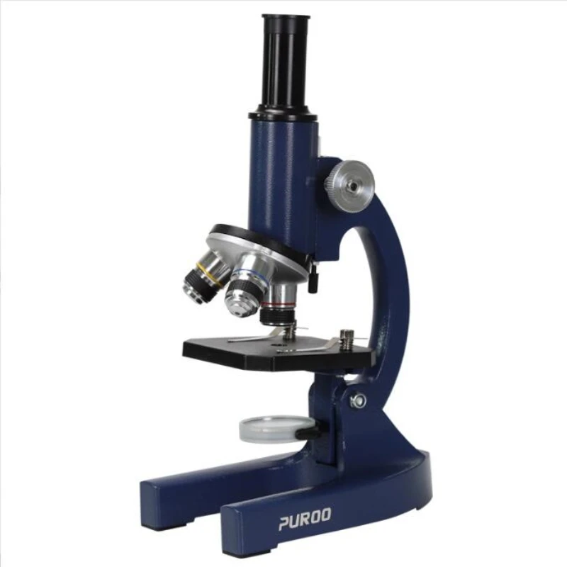 

PUROO Biological Microscope 1200X Single Speed Focusing Children Elementary School Students Science Experimental Equipment