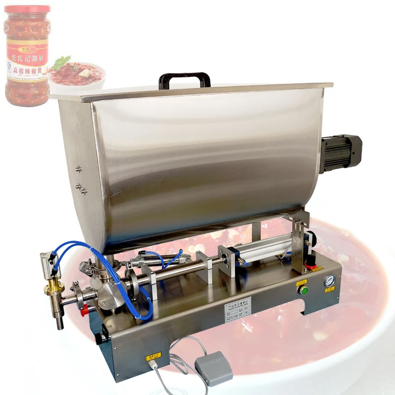 

Multi-Functional Mixing Filling Machine Paste Liquid Filling Machine Honey Peanut Butter Ketchup Quantitative Filling Machine