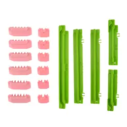 6pc/17pcs Knitting Sweater Machine Accessories KH860 KH871 hollow flower button 24 pin local guide rail independent flower board