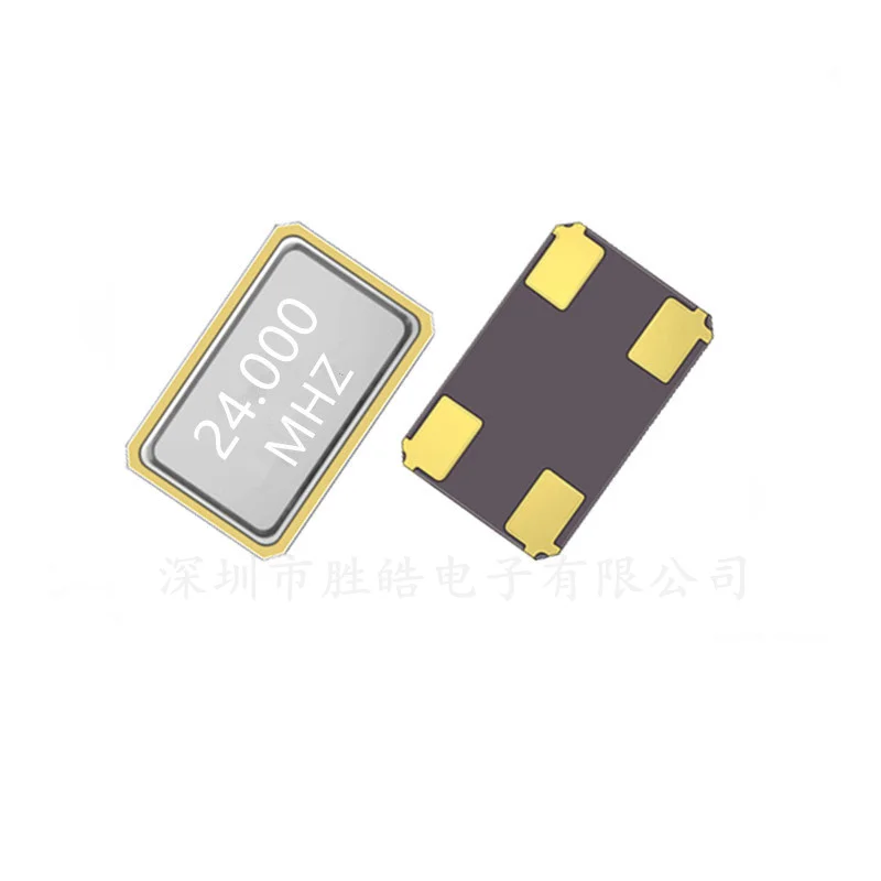 (100PCS) SMD  Passive  Crystal  Oscillator  5032  24MHZ 4P