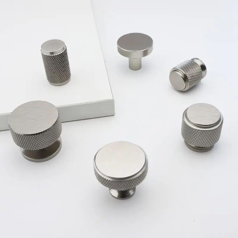 Simple Round Drawer Knobs In Various Shapes Aluminum Alloy Furniture Handles Kitchen Cabinet Handles Decorative Hardware