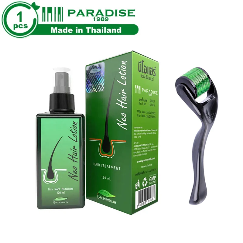 Neo Hair Lotion 120ml Paradise Made In Thailand Regenerative Hair Care Prevent Hair Loss Root Capillary Hair Growth Serum Oil