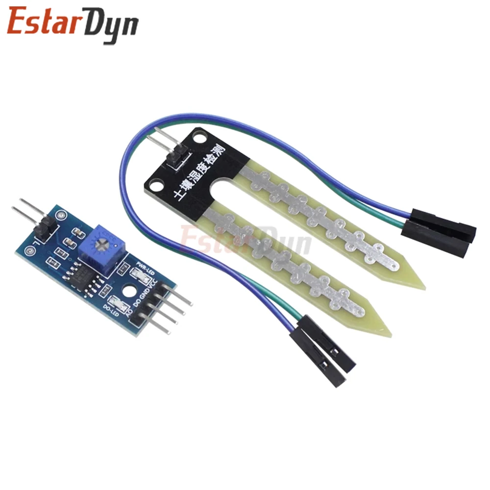 Picture 6: LM393 Soil Moisture Hygrometer Detection Humidity Sensor Module Development Board DIY Robot Smart Car for arduino
