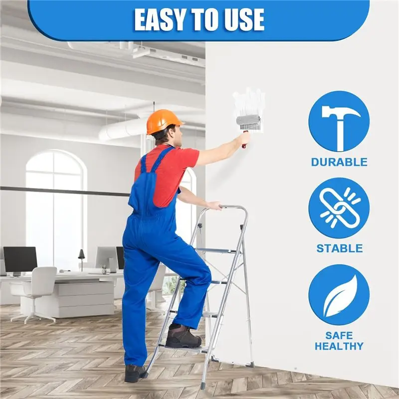 Drywall Repairs Kit 6 Pieces Wall Patch Set 4/6/8 Inch Dry Wall Hole Repair Patch Metal Patch, Extended Self-Adhesive