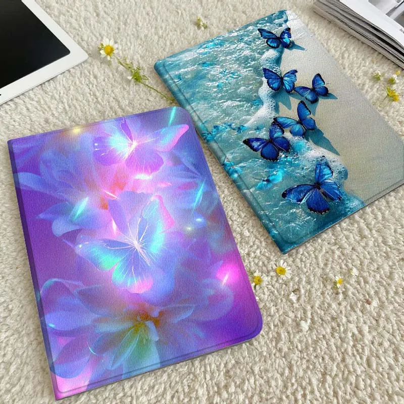 

Cartoon Butterfly Flower Glow Gift Tablet Case For Xiaomi Redmi Mini Pad SE K 2 4 5 6 7 8 2023 2025 11 8.8 11.2 10.1 Pro