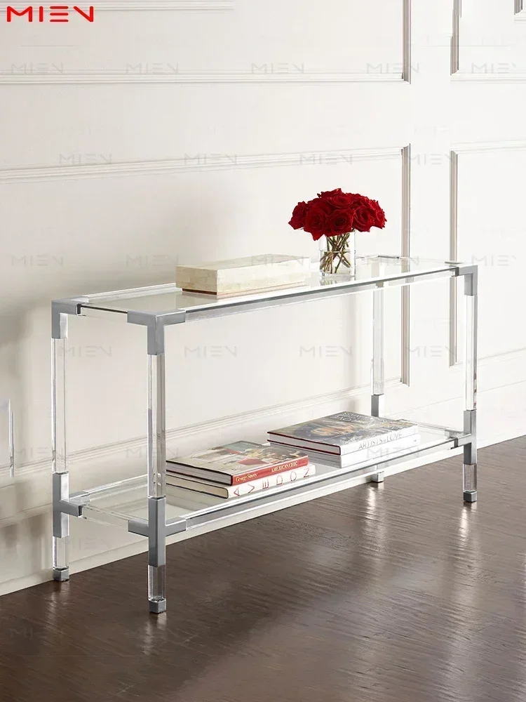 Fashion Transparent Table Acrylic Decoration Crystal Clear Transparent Sofa Tables
