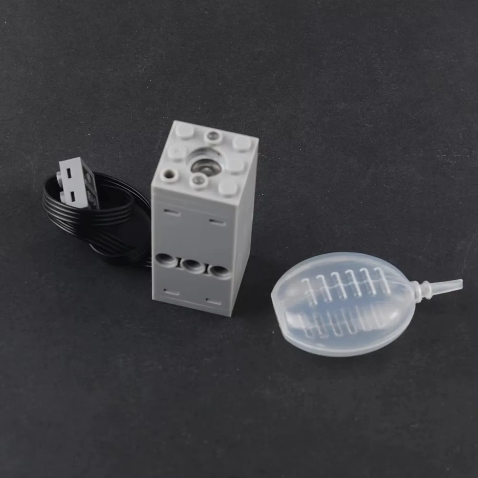 Motor de pulverizador de fumaça Mould King Fogger para modelos de trem de blocos de construção MOC com função de ciclo automático