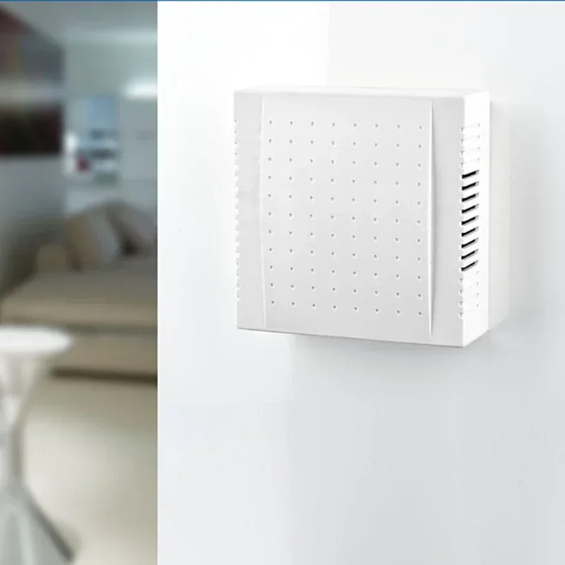 1PC Office Hotel Hardware Door Bell Panel 220V Wired Doorbell Din Don 108x108x36mm Panel Doorbells Household High Quality