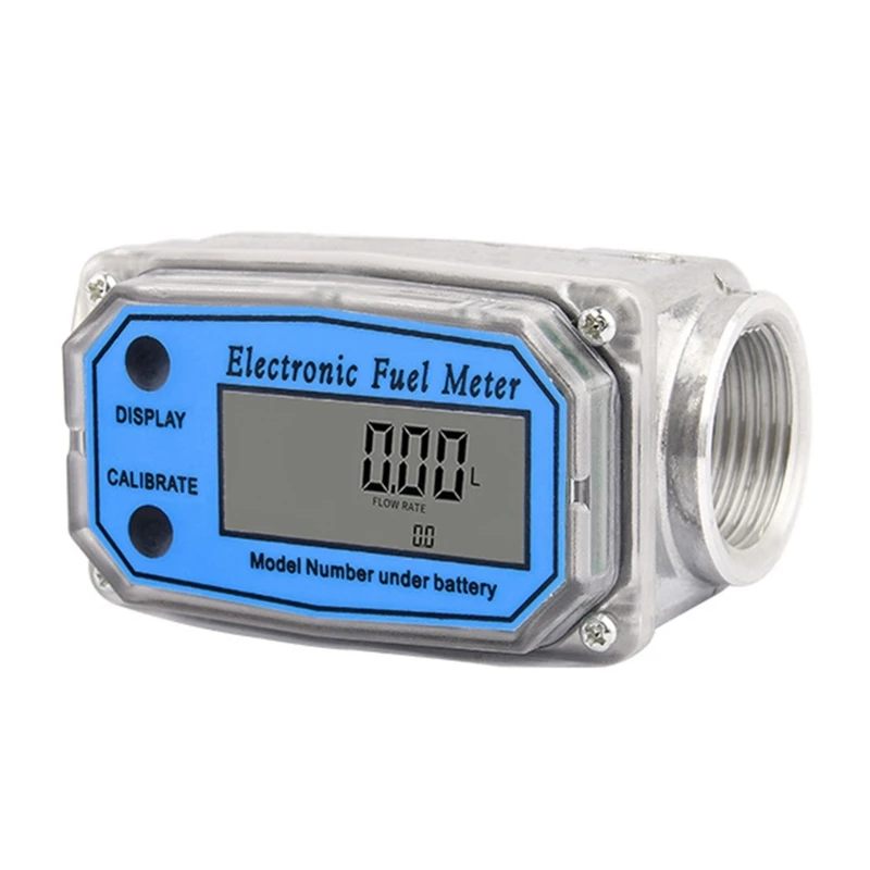 

Industrial Grade Flow Meter Digital Fuel Flowmeter 1inch Flow Meter with Stainless Steel Housing used for Water Oil