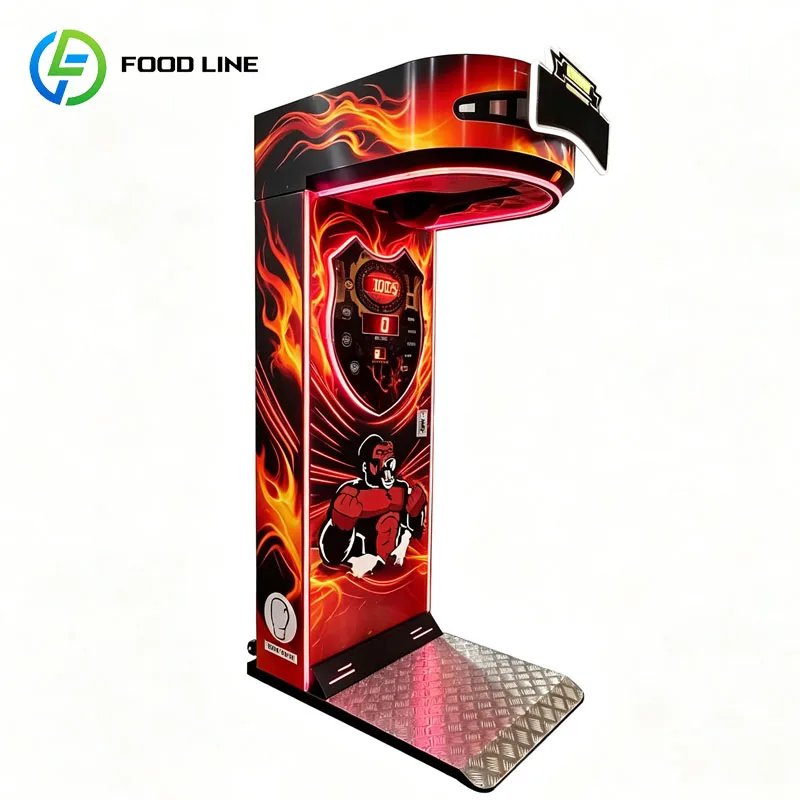 Boxing Arcade Game Punching Machine Strength Tester with Digital Score Display for Mall Bar Gym Customized