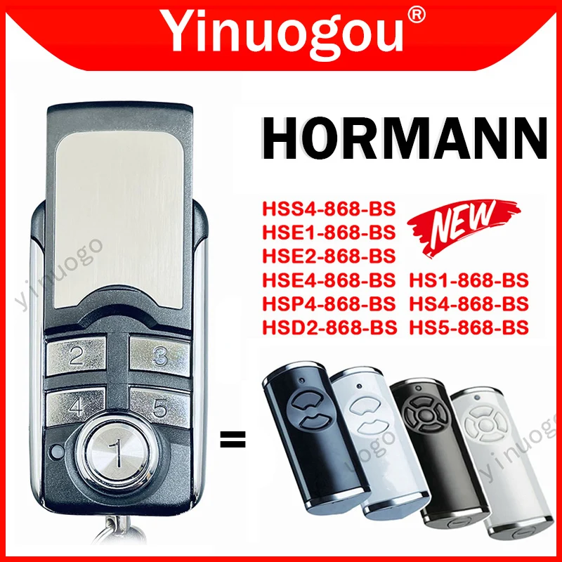 Hormann bs Garage Door Remote Control HORMANN HS1 HS4 HS5 HSS4 HSE1 HSE2 HSE4 HSP4 HSD2 868 BS Gate Remote Control Opener 868MHz